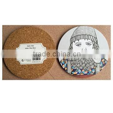 4mm thickness round MDF coasters