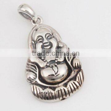 Classic Chinese Maitreya Design 925 Sterling Silver Jewellery, ECO for Kids