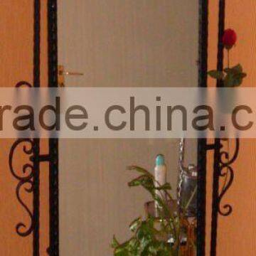 wrought iron mirrors, iron art mirrors, decorative iron mirrors