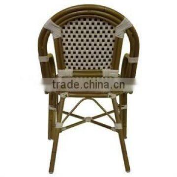 Bamboo Look French Rattan Bistro Chair photo-6