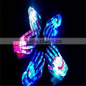 lighting party changing led gloves glove with led flashing color