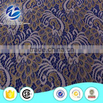 High Quality Fashionable gold african george lace