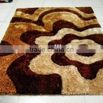 polyester shaggy carpets tile , flooring mat /rug