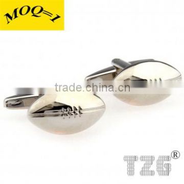 Fashion Stainless Steel American Football Cufflink