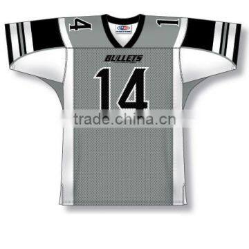 Polyester Spandex Custom Sublimated Bullets American Football Jersey/Shirt