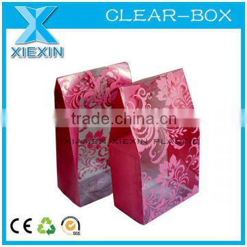 custom clear plastic packaging cookie box