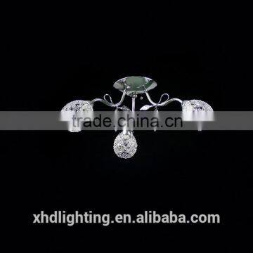 2016 hot sales chandelier light sliver aluminum ceiling lamp made china for decoration