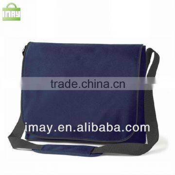 600D polyester navy messenger bag