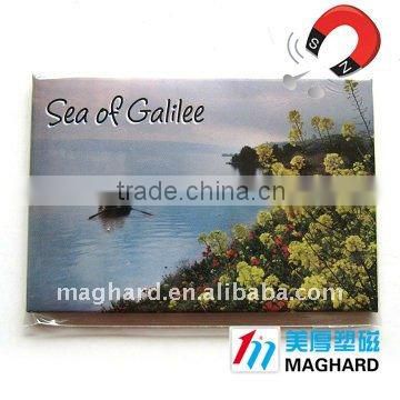 Customed Iron Fridge Magnet promotional Tourist souvenir Galilee Sea