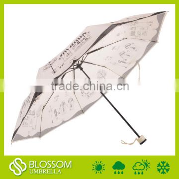 Sunshine umbrella,custom print umbrella with umbrella cover