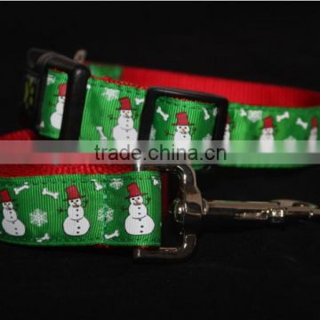 Christmas Dog Collars and Leashes