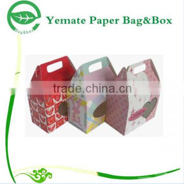 Custom Decorative Cardboard Candy Packaging Paper Chocolate Cake Boxes Wholesale With Window