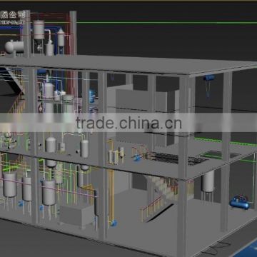 1-600T/D sunflower oil refining machine/plant by experienced