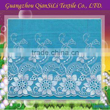 Embroidery Rayon/Polyester/Nylon Mesh Lace