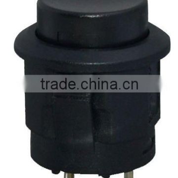 Black Locking Latching OFF- ON Push Button Car/Boat Switch 12mm