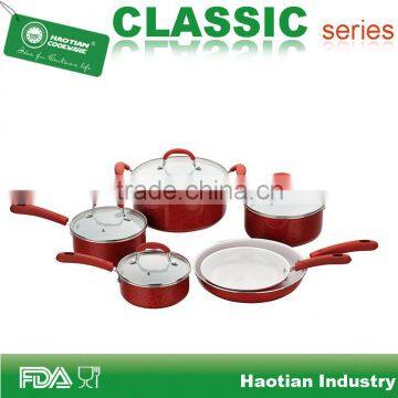 10pcs Fake Enamel Cookware Set