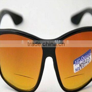 Sun glass HD2 Vison sunglass black or yellow lady sun glasses uv400