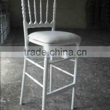 Wooden Napoleon bar chair high seat cafe chair for sale