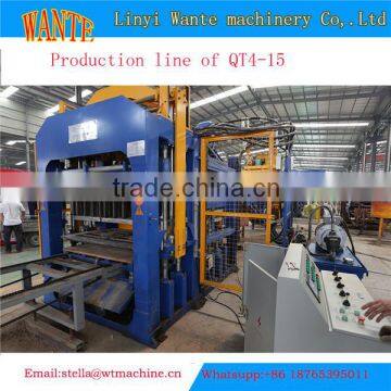 2015 hot sale ! QT4-15 machine de fabrication de parpaing mould for concrete block making machine for sales