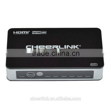 5x1 Hdmi Switch 501 Hdmi V1.4 With Ultra hd 2160p and 3d / Remote Control -black