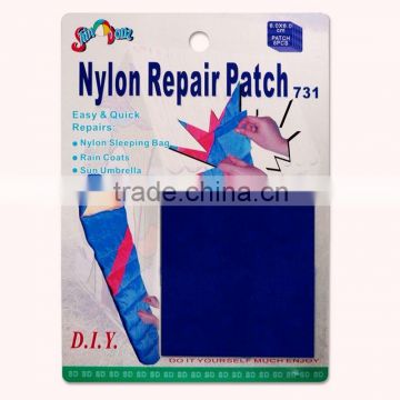 Custom self adhesive fabric repair patches, tent repair patches