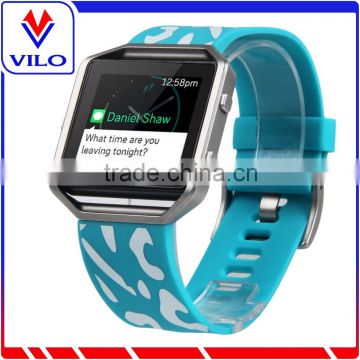 Chinese Factory Wholesale Accessory Rubber Watch Band for Fitbit Blaze, Replacement Band For Fitbit Blaze