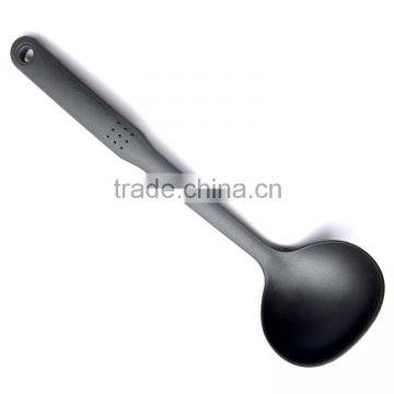 nice handle plastic kitchen ladle with food grade nylon