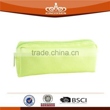 Multifunction 600D fluorescent green pencil case