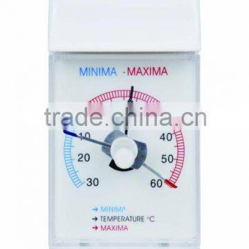 bimetal min-max thermometer