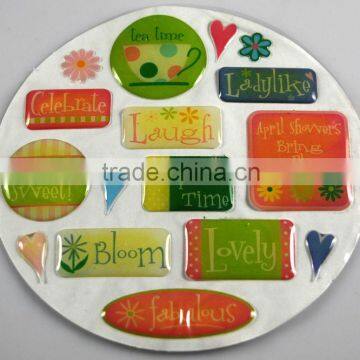 epoxy self-adhesive stickers
