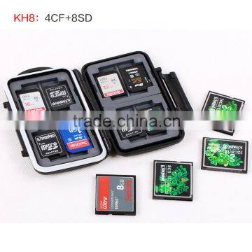 LYNCA KH8-1 Water-Resistant Anti-shock Memory Card Case Holder for 4CF+8SD Cards