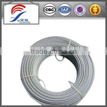 Supplier galvanized Compact Steel wire rope
