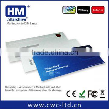 Best promotional paper webkey business paper usb card                        
                                                Quality Choice