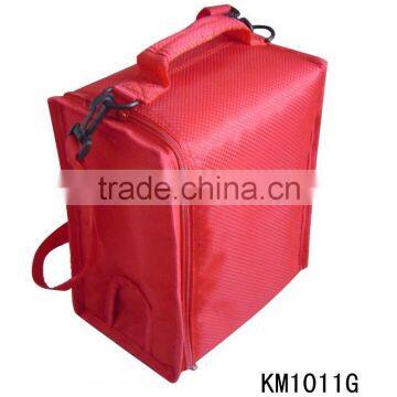 high quality red heat insulation foods cooler bag wholesale