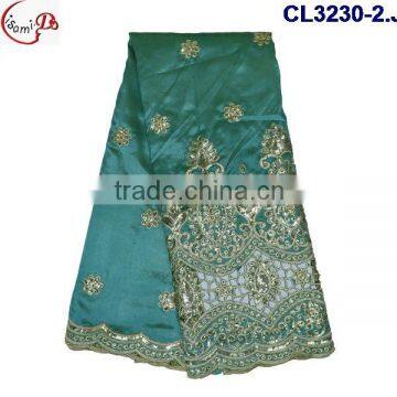 CL3230 Christmas Discount Factory Price Unique Pattern High Quality Factory Costy Goeger Lace for Matching Dress photo-3