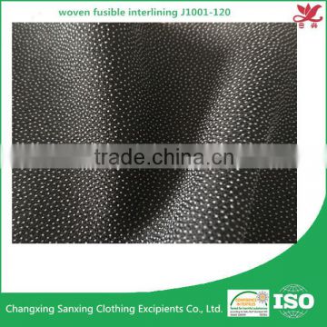 Woven fusible interlining J1001-120 woven interlining