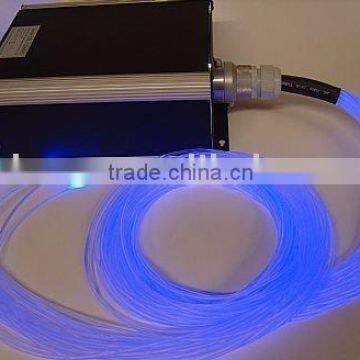 Infilled side light optical fiber cable