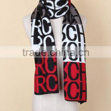 fashion men's knitted winter scarf 03d