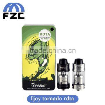 100% original atomizer tank diy coil tornado rdta/ iijoy tornado rdta with wide build deck