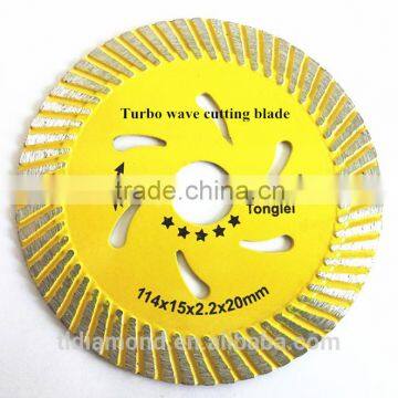 114mm hot pressed 4.5 inch diamond turbo saw blade