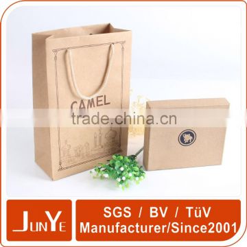 matte recycled brown kraft paper bag