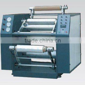 Automatic stretch film rewinder machine