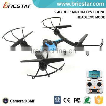 Reality design headless mode 2.4G lanyu rc model from china with FPV camera.