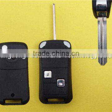 Flip folding car key remote key fob case shell blank for Toyota key cover 2 button