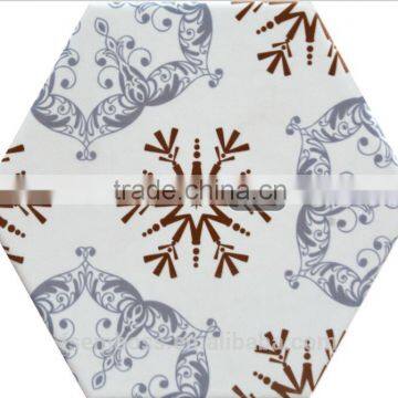 customized flooring tile wall tile 100*200*175mm non-slip Hexagon tile porcelain bathroom tile kitchen tile