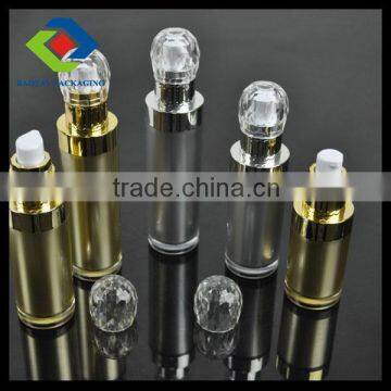 2014 15-50ml New Packaging Diamond Special Shiny Acrylic Bottle,Bequty Cosmetic Package OEM