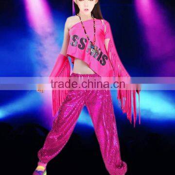 fashion and hot sale hip hop clothing for women and jazz dance costumes and belly dance costume for sale                        
                                                Quality Choice