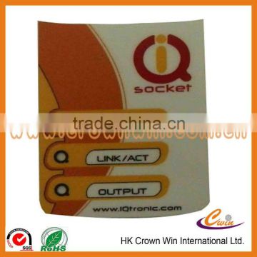 3M adhesive control panel label