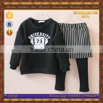 Contracted long sleeved sweater little girls clothes