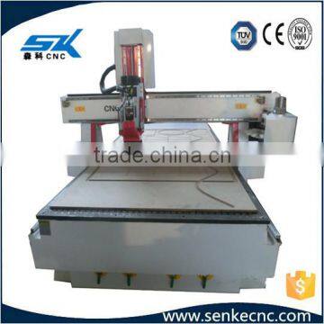 manufacturer cnc router machine for plastic plinth/doors/windows/fireplace 9KW HSD spidle engraving router